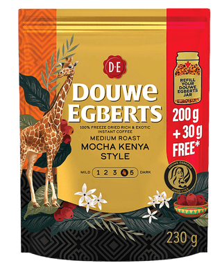 Mocha Kenya Style 230g Refill Pack 4x